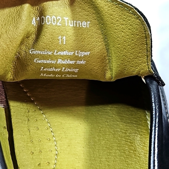 Aston Grey Black Leather Loafers Size 11 main image 5